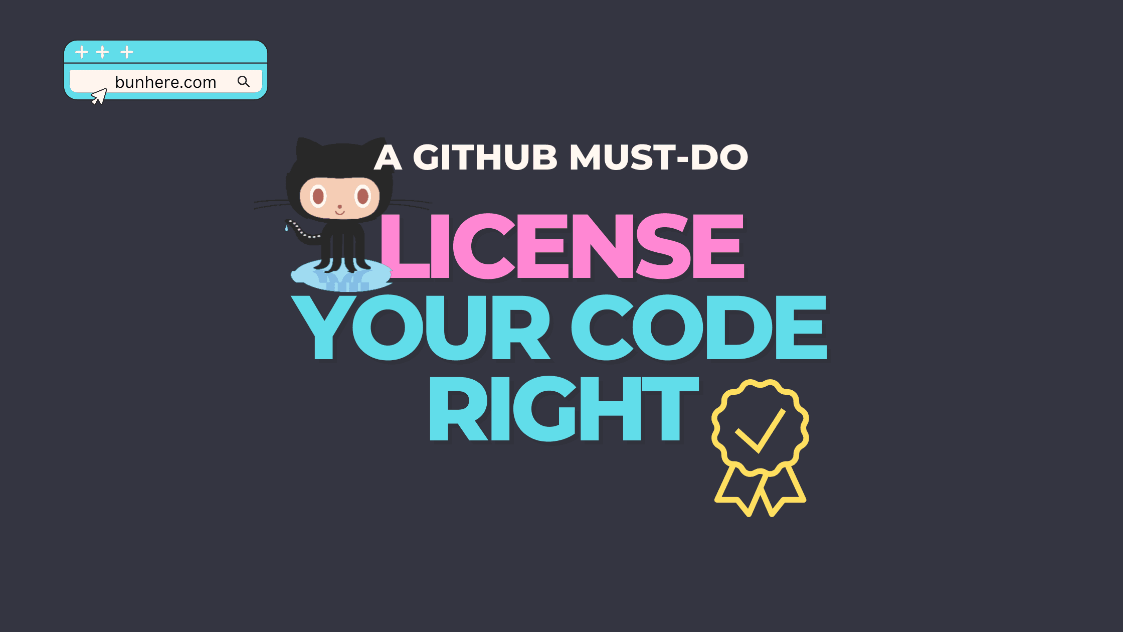 License Your Code Right: A GitHub Must-Do
