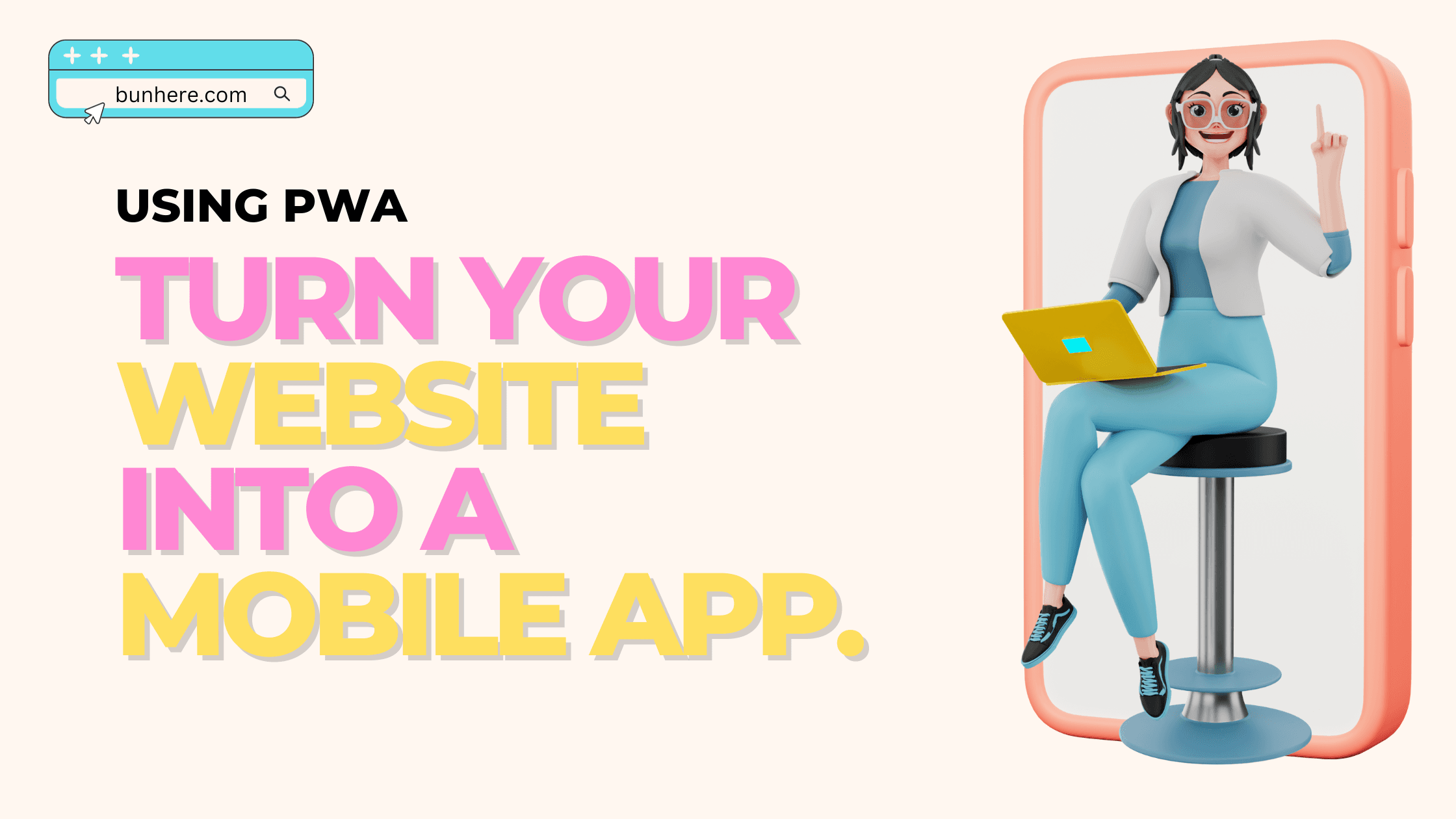 Make your website like an application with PWA